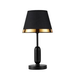 TLC 1102 BK ΠΟΡΤΑΤΙΦ ΜΕΤΑΛΛΙΚΟ  ΜΑΥΡΟ ΑΠΛΟ ΑΜΠΑΖΟΥΡ ΜΑΥΡΟ 1xE-27