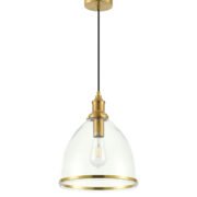 PDC 1491 AB 1/Φ ΔΙΑΦΑΝΗ ΓΥΑΛΙΝΗ ΚΑΜΠΑΝΑ ΜΕ ΜΠΟΡΝΤΟΥΡΑ ΟΞΥΝΤΕ 1ΧΕ27