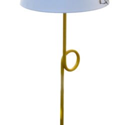 FLA SPC- 40 WH/AL ΔΑΠΕΔΟΥ ΒΑΣΗ ΚΙΤΡΙΝΗ ΜΕ ΑΜΠΑΖΟΥΡ ΛΕΥΚΟ ΣΧΕΔΙΟ ΑΜΠΑΖΟΥΡ 1ΧΕ27