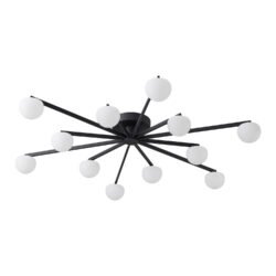 CCC 564-12 ΟΡΟΦΗΣ 12/Φ LED ΠΟΛΥΦΩΤΟ ΜΑΥΡΟ ME ΜΠΑΛΙΤΣΕΣ 12x7W 3000K 4900 LUM