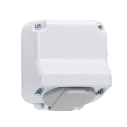 ΠΡΙΖΑ ΣΟΥΚΟ 16А 250V ΛΕΥΚΗ, IP44