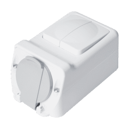 ΠΡΙΖΑ + ΔΙΠΛΟΣ ΔΙΑΚΟΠΤΗΣ ΑΠΛΟΣ 16А 250V, IP44