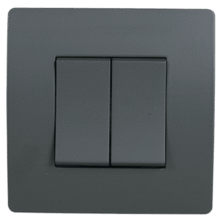 EL BASIC TG103 2 BUTTONS 1 WAY SWITH GRAPHITE-OLD