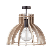 WOODY-4 ΚΡΕΜΑΣΤΟ ΦΩΤΙΣΤΙΚΟ 1XE27 ΜΑΥΡΟ/ΞΥΛΟ