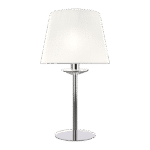 BARBARA ΕΠΙΤΡΑΠΕΖΙΟ ΦΩΤΙΣΤΙΚΟ 1ХЕ14 ΛΕΥΚΟ/ΧΡΩΜΙΟ