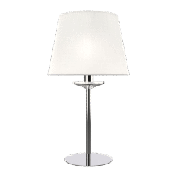 BARBARA ΕΠΙΤΡΑΠΕΖΙΟ ΦΩΤΙΣΤΙΚΟ 1ХЕ14 ΛΕΥΚΟ/ΧΡΩΜΙΟ