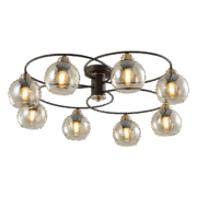 JAY ΠΟΛΥΦΩΤΟ 8XE27 ΜΑΥΡΟ/ΜΠΡΟΝΖΕ