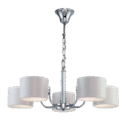 MELODY ΠΟΛΥΦΩΤΟ 5XE27 ΛΕΥΚΟ/ΧΡΩΜΙΟ