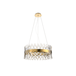 WILLIAM CHANDELIER 8xE14 GOLD