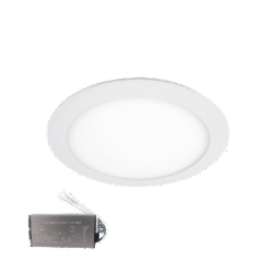LED ΠΑΝΕΛ ΣΤΡΌΓΓΥΛΟ 10W 4000K IP65+ΚΙΤ ΑΣΦΑΛΕΙΑΣ