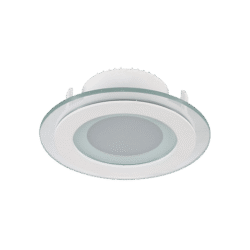 LED ΠΑΝΕΛ ΣΤΡΟΓΓΥΛΟ ΜΕ ΓΥΑΛΙ 6W 4000K