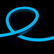 LED Neon Flex Elmark 12W/M 24V IP65 Μπλε