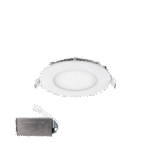 STELLAR LED ΠΑΝΕΛ ΣΤΡΟΓΓΥΛΟ ΧΩΝΕΥΤΟ 6W 6500K+ ΚΙΤ ΑΣΦΑΛΕΙΑΣ