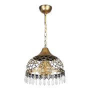 EBRULI ΚΡΕΜΑΣΤΟ ΦΩΤΙΣΤΙΚΟ 1XE27 ΧΡΥΣΟ ΑΝΤΙΚΕ