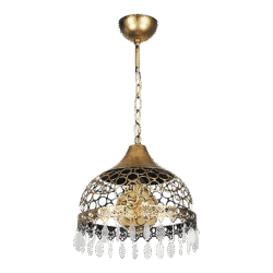 EBRULI ΚΡΕΜΑΣΤΟ ΦΩΤΙΣΤΙΚΟ 1XE27 ΧΡΥΣΟ ΑΝΤΙΚΕ