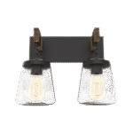 PAOLA ΑΠΛΙΚΑ 2XE27 ΜΑΥΡΟ MAT/ΞΥΛΟ