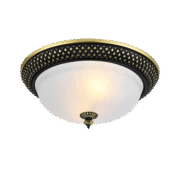 PETRA M ΠΛΑΦΟΝΙΕΡΑ 2XE27 380mm ΜΑΥΡΟ