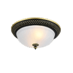 PETRA S ΠΛΑΦΟΝΙΕΡΑ 2XE27 320mm ΜΑΥΡΟ