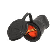 ELMARK ΦΙΣ ΘΗΛΥΚΟ ΚΑΟΥΤΣΟΥΚ 16А 2Р+Е ΜΑΥΡΟ