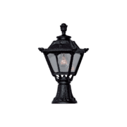 GOLIA ΦΩΤΙΣΤΙΚΟ ΚΗΠΟΥ 1XE27 H470 IP55 ΜΑΥΡΟ