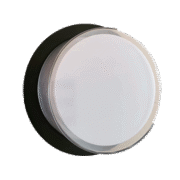 GRF342 LED ΑΠΛΙΚΑ 12W 4000K IP44 ΜΑΥΡΗ