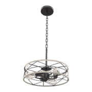 EMMA ΚΡΕΜΑΣΤΟ ΦΩΤΙΣΤΙΚΟ 3XE27 ΜΑΥΡΟ MAT/ΛΕΥΚΟ