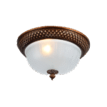 PETRA S ΠΛΑΦΟΝΙΕΡΑ 2XE27 320mm ΜΠΡΟΝΖΕ