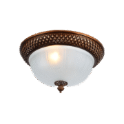 PETRA S ΠΛΑΦΟΝΙΕΡΑ 2XE27 320mm ΜΠΡΟΝΖΕ