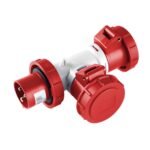 EC690 ADAPTOR 1 PLUG/2SOCKETS 3P+E 16A IP67