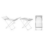 Elmark EL-ED230 Ηλεκτρική Απλώστρα Ρούχων 230W Πτυσσόμενη Με Γρήγορη Θέρμανση (Produced for ELMARK by Midea)