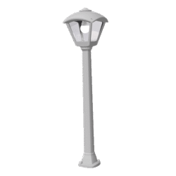 DARIO 250 LED GARDEN FIXTURE 8.5W CCT IP55 GREY