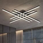 HALO LED Φωτιστικό Οροφής 96W Dimmable CCT 8000lm Μαύρο Μεταλλικό με Χειριστήριο IP20 230V - Image 6