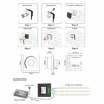 LED Digital Dimmer Τοίχου 144W/288W 12/24V DC - Image 28