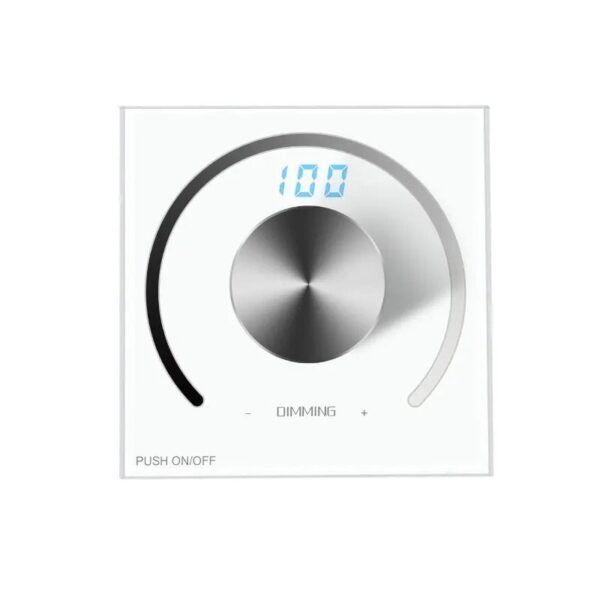 LED Digital Dimmer Τοίχου 144W/288W 12/24V DC - Image 3