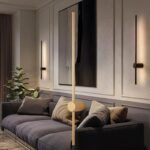 LED Φωτιστικό τοίχου ράβδος (Stick) 15W 80CM 3000Κ Χρυσό - Image 2