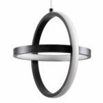 LG-6438 Κρεμαστό LED Φωτιστικό Οροφής Μαύρο 20W CCT με Εναλλαγή Φωτισμού μέσω Διακόπτη - Image 5