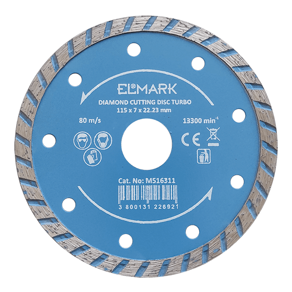 M516312-1 ΔΙΑΜΑΝΤΟΔΙΣΚΟΣ TURBO 125Х22.2mm - Image 1