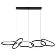 Rings Πολυέλαιος Οροφής LED Dimmable CCT 96W 7680Lm 122cm με Χειριστήριο