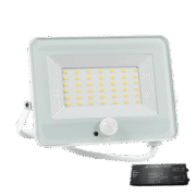 VEGA30 SLIM 30W LED ΠΡΟΒΟΛΕΑΣ + SEN 3000K WH+ ΚΙΤ ΑΣΦΑΛΕΙΑΣ