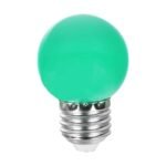 100091 Λάμπα LED E27 G45 Γλομπάκι 2W 80lm 260° AC 220-240V IP20 Φ4.5 x Υ6.9cm - 2 Χρόνια Εγγύηση Πράσινο