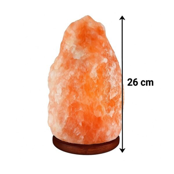 100186 Φωτιστικό Επιτραπέζιο Πέτρα Από Αλάτι Ιμαλαΐων 26CM - Image 2