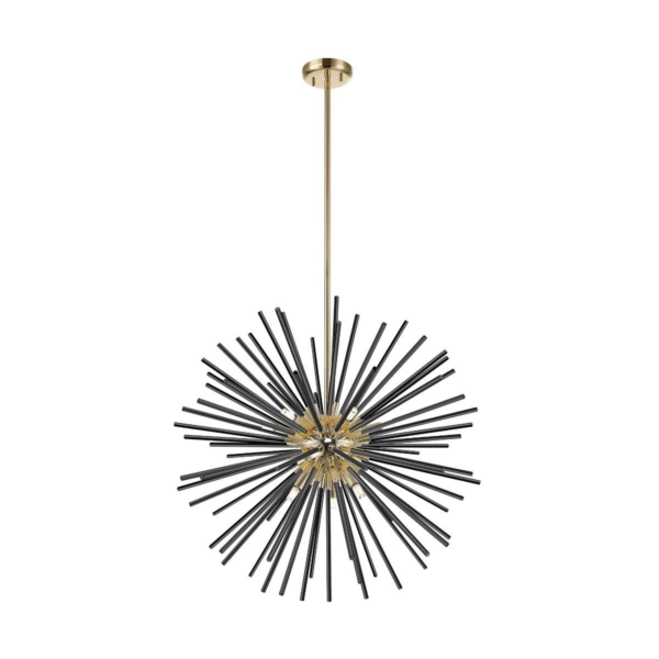 ZUMA LINE PENDANT URCHIN P0491-09C-F7BC 9XG9 BLACK - Image 2
