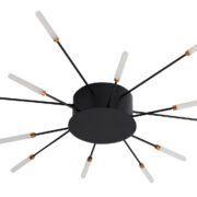 CCC 709-12 # LED ΟΡΟΦΗΣ ΜΑΥΡΟ ΑΚΤΙΝΕΣ