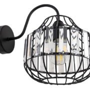 WLC 7048 BK # ΑΠΛΙΚΑ ΜΑΥΡΗ ΜΕ ΚΡΥΣΤΑΛΛΑ 1ΧΕ27