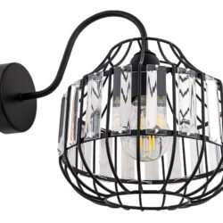 WLC 7048 BK # ΑΠΛΙΚΑ ΜΑΥΡΗ ΜΕ ΚΡΥΣΤΑΛΛΑ 1ΧΕ27