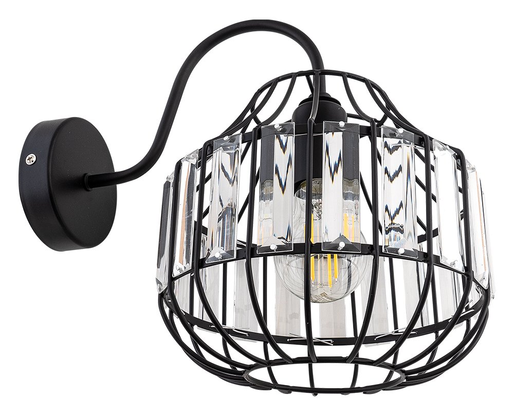 02dacf1379-0ad9-3363-73c5-01867dc51b1a WLC 7048 BK # ΑΠΛΙΚΑ ΜΑΥΡΗ ΜΕ ΚΡΥΣΤΑΛΛΑ 1ΧΕ27 - Image 1