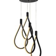 PDT 700-4 BK # ΚΡΕΜ. 4/Φ  LED ΘΗΛΙΕΣ ΜΑΥΡΟ