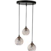 PDA 3459-3 GD # 3/Φ ΜΕ ΧΡΥΣΕΣ ΚΡΥΣΤΑΛΙΝΕΣ ΜΠΑΛΕΣ ΣΕ ΡΟΖΕΤΑ  3ΧΕ14