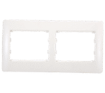 RHYME ΠΛΑΙΣΙΟ ΔΙΠΛΟ ΛΕΥΚΟ ΜΕΤΑΛΛΙΖΕ - Image 2