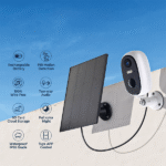 EL-Q047 TUYA SMART SOLAR CAMERA 1080P IP66 - Image 2